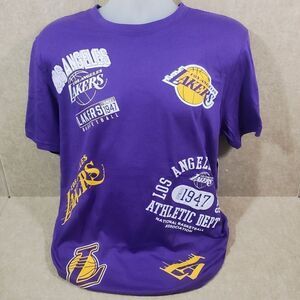 Ultra Game NBA Los Angeles Lakers Short Sleeve T-Shirt -Q
